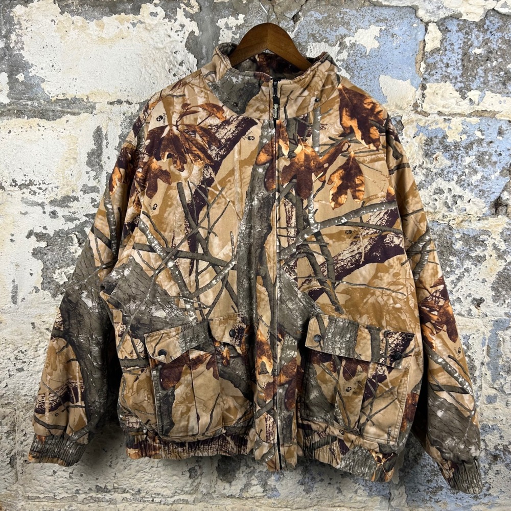 Outfitters Ridge Mens 2XL Camo Jacket Full Zip Hunting Outdoors Coat